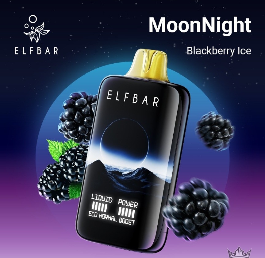 BLACKBERRY ICE ELFBAR MOONIGHT 40000PUFF